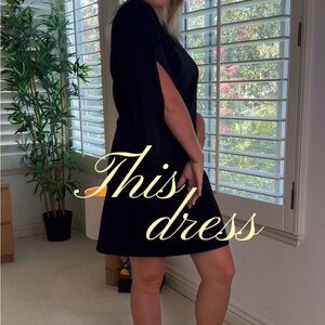 Elegant Black Mini Dress